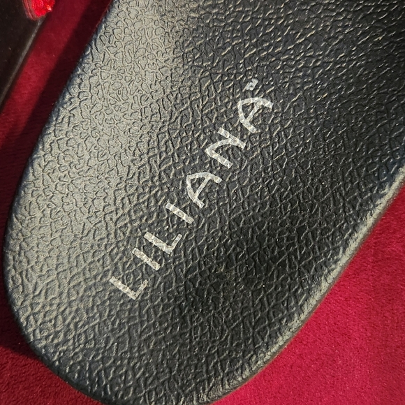 Red Rhinestone Slides - Picture 8 of 8